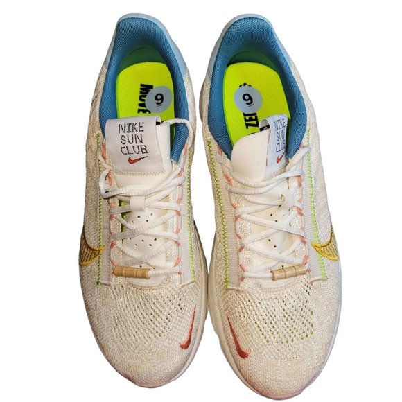 Nike SUN CLUB SAIL White Gold SuperRep Go3 Women Size 9 NWOT - Picture 4 of 12